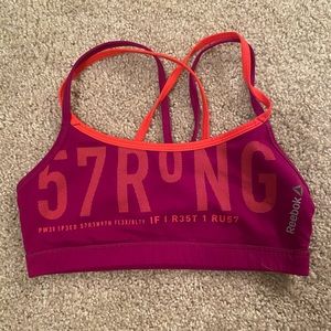 Reebok sports bra